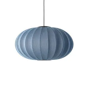 Made By Hand  - Knit-Wit 76 Oval Pendant LED - Blue Stone
